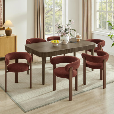 Fauteuil rembourré Varian Modern Teddy avec pieds en métal