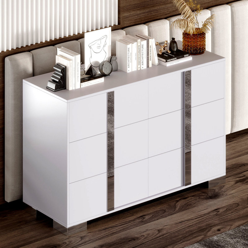 Fairburn Drawer Dresser, White