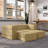Shontae Zipline Boneless Convertible Compression Sleeper Loveseat, Ottomans & Pillows, Textured Microvelvet-710735750
