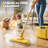 Steam Cleaner, 293°f 70 Psi Powerful High-pressure Commercial Steamer Cleaner With Unlimited Steam Injection, 3mins Fast Heat-up, 2.2l Capacity, 14 Accessories For Floors, Grout, Upholstery & Deep Cleaning,yellow-121871334