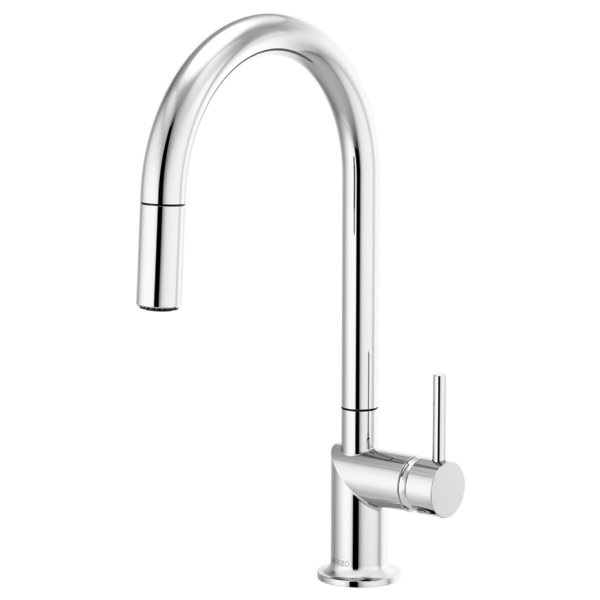 Odin® Pull-Down Faucet with Arc Spout, Polished Chrome, Lever