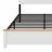 The Rustic Farmhouse Bed Frame With Storage Headboard Comes With A Built-In Charging Station-222310250