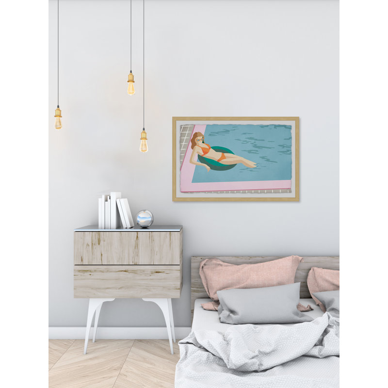On a Floater - cadre photo, reproduction d'art, H 30 po x l 45 po x P 1,5 po