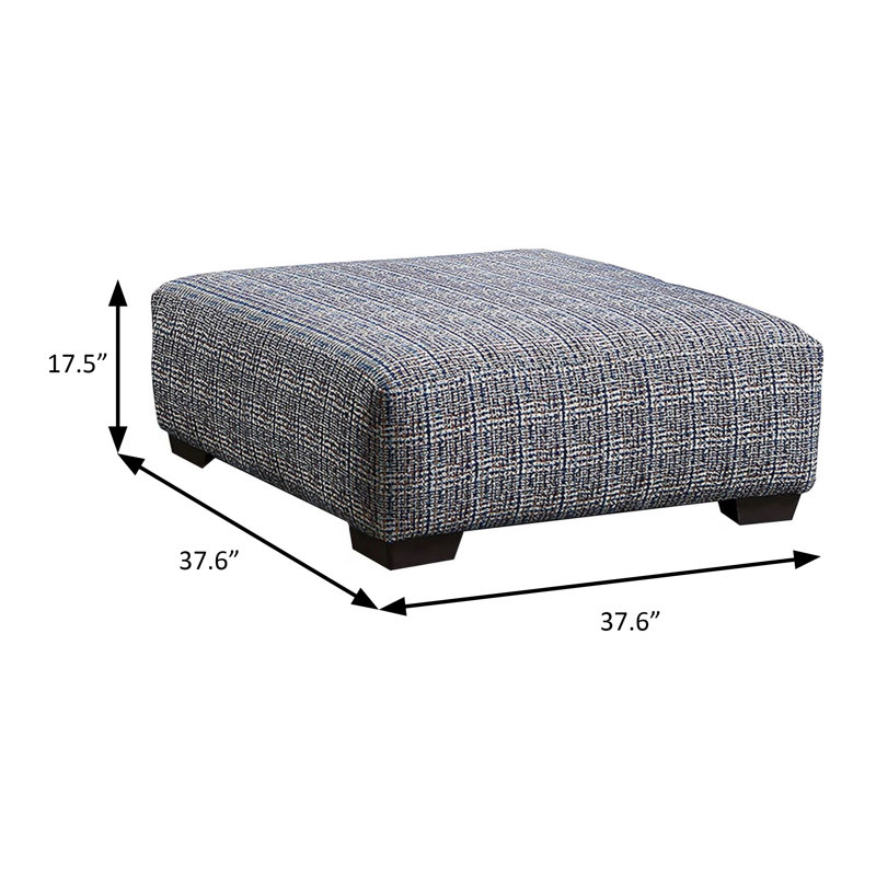 Repose-pieds contemporain l 37,6 po, multicolore