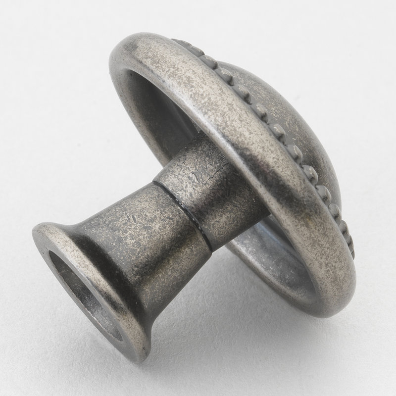 Mushroom Knob, Weathered Nickel