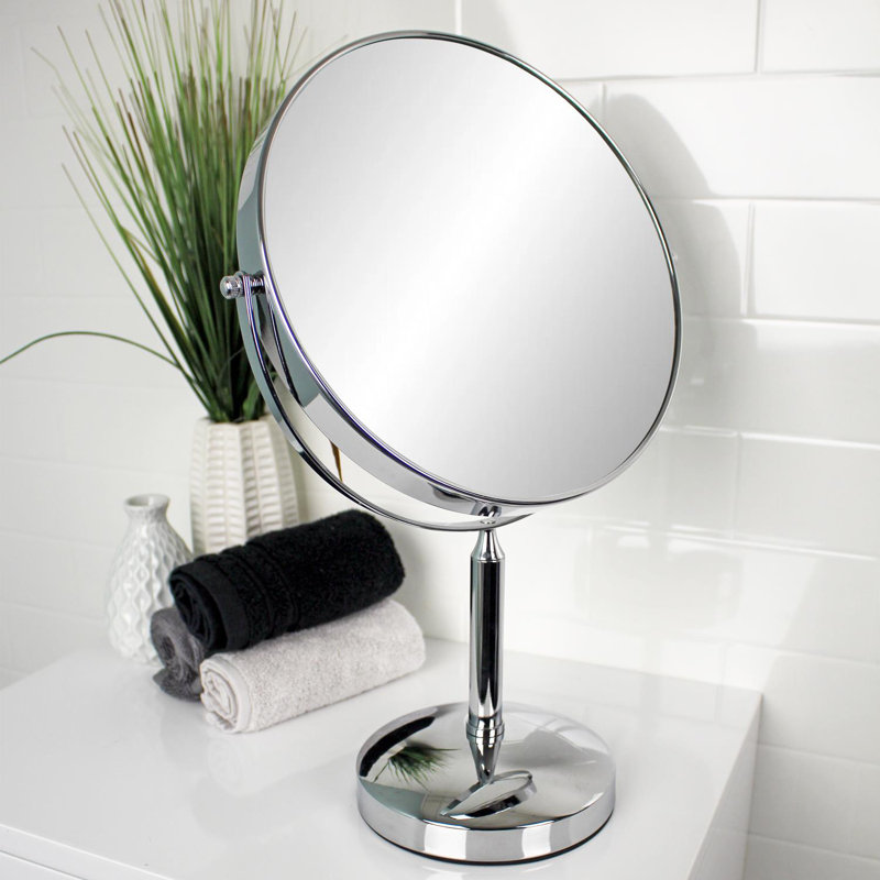 Atta Metal Round Floor Mirror