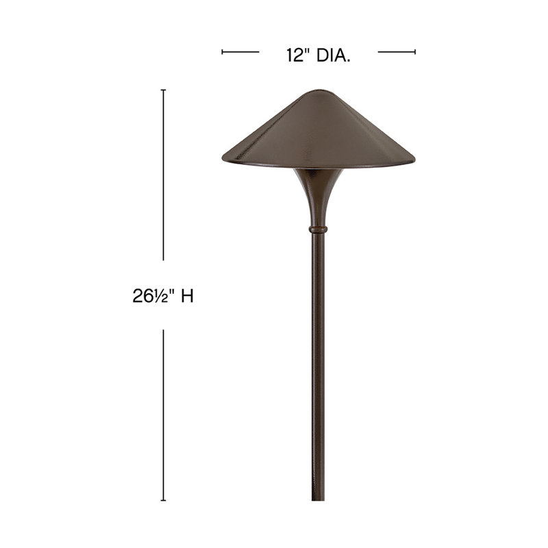 Apex Aluminum Pathway Light, Bronze