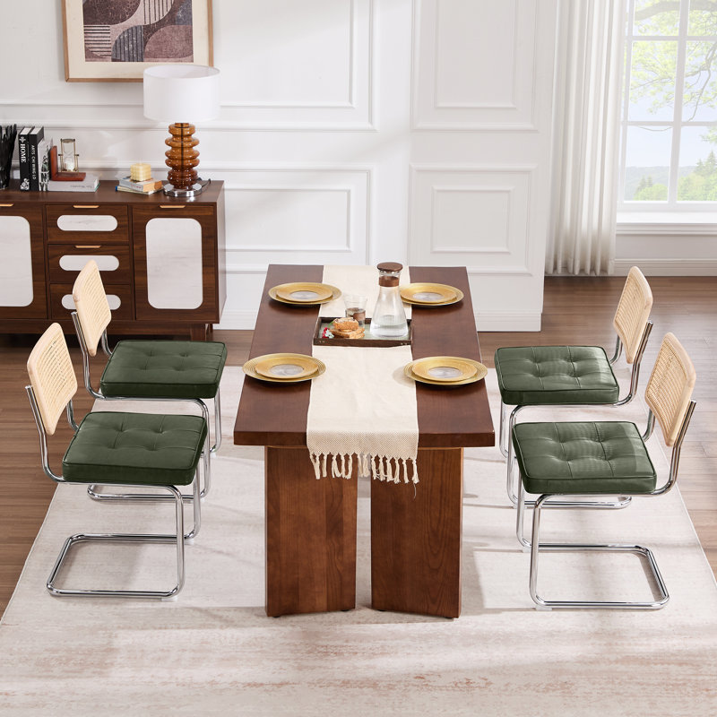 Chaise de salle à manger Marlow, 4, Vert