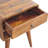Avora Oak-ish Nightstand With Drawer And Open Slot