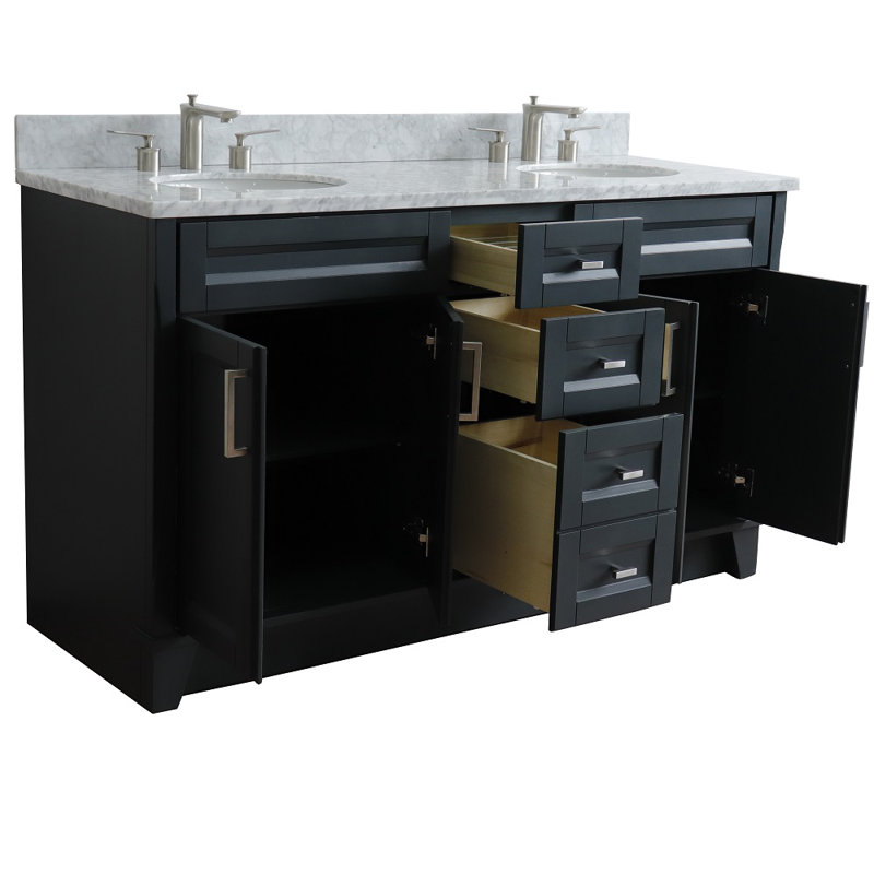 Ensemble de meuble-lavabo double 61 po Stratten