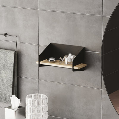 Locelso 100% WOODEN Floating Shelf