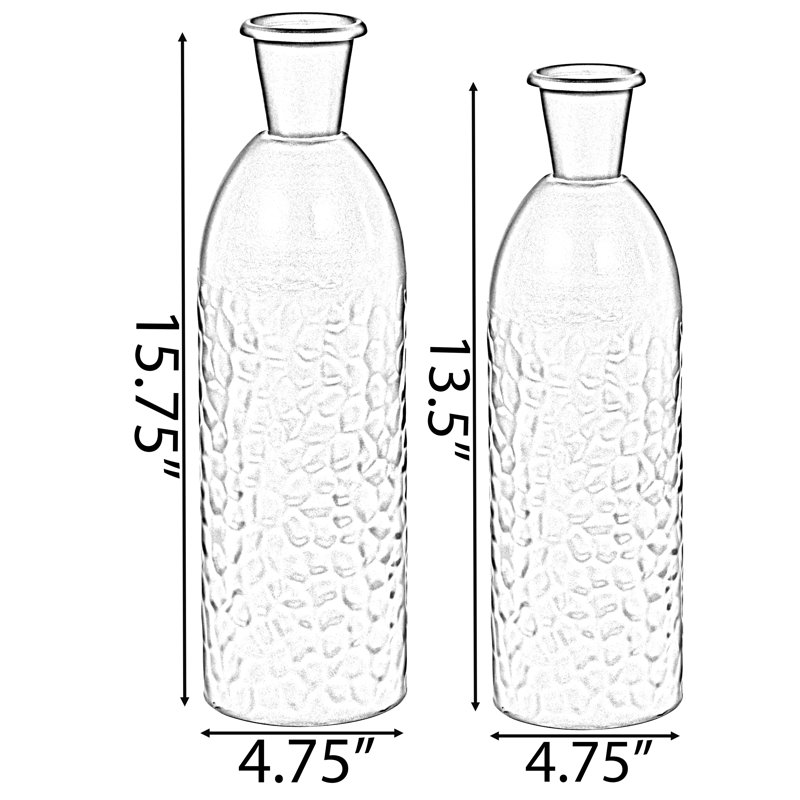 College Aluminum Table Vase