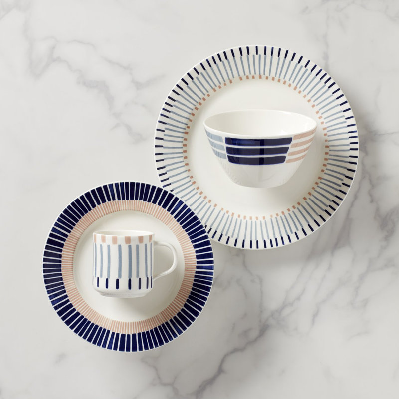 Brook Lane Porcelain Dinnerware Set