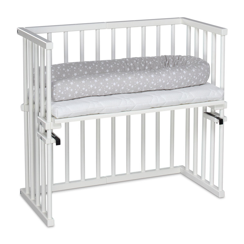 Babybay 5-in-1 Bedside Crib, White