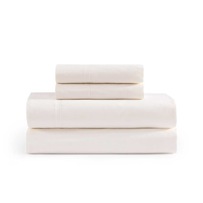 Tommy Hilfiger Solid Cotton Percale Sheet Set