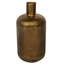 Vase de plancher en métal doré 26 po