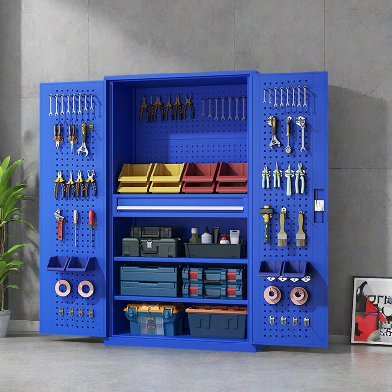 Multi-purpose Garage Lockers, Blue