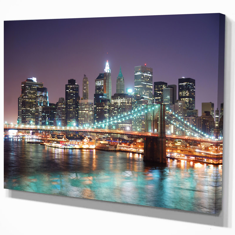 New York, Manhattan, impression sur toile tendue, H 20 po x l 20 po x P 1 po