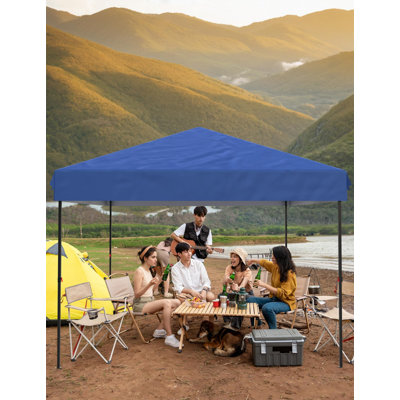 3m×3m Pop Up Gazebo – 1-Minute Setup, Waterproof & UPF50+ Sun Protection, with Sandbags & Wheeled Bag – Ideal for Garden, Beach, Camping & Parties