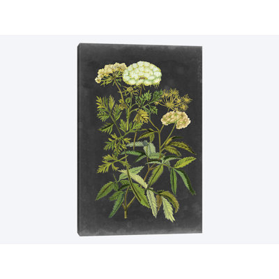 « bookplate floral i », impression sur toile
