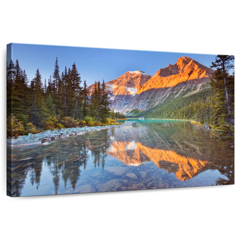 Alvord Reflection On Cavell Lake, 16" H x 24" W