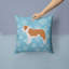 Coussin intérieur/extérieur en flocons d’hiver-32011337