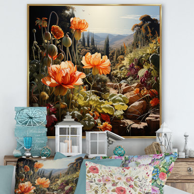 «Garden Reverie Blooms», reproduction sur toile