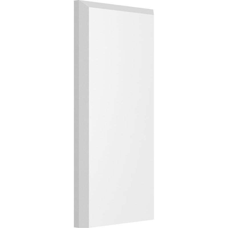 Socle standard avec bord biseauté, H 8 po x l 4 po x p 0,5 po