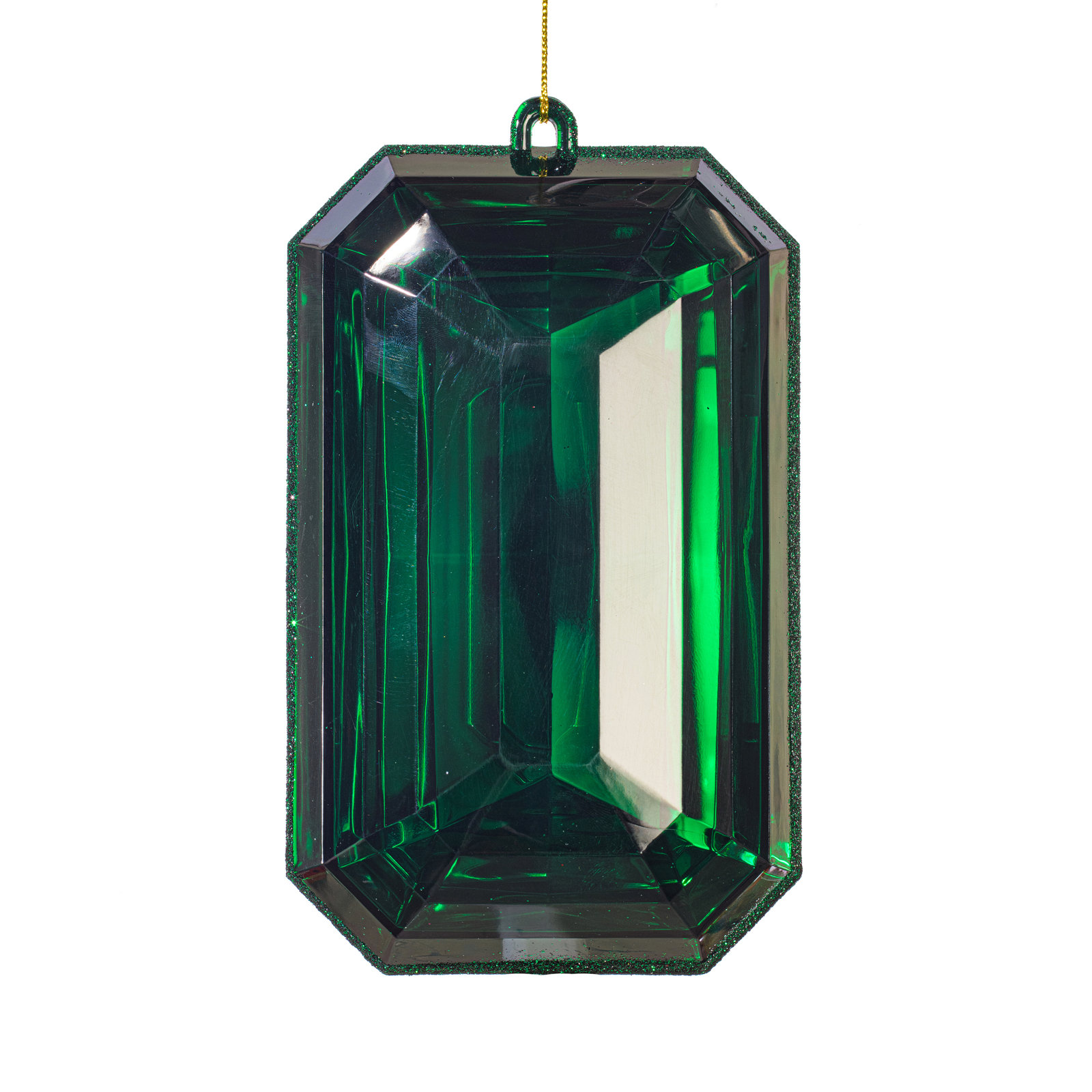 8" Shatterproof Holiday Ornament, Dark Green