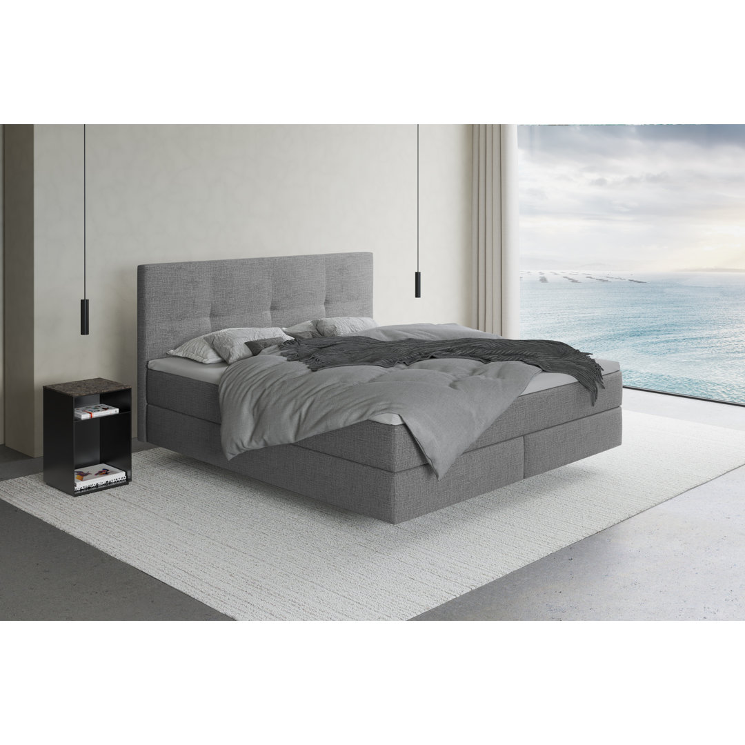 Echtes Boxspringbett Alicia, in schwebender Optik