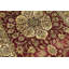Hand-Knotted High-Quality Red and Cream Area Rug