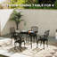 Square Metal Outdoor Bistro Table , 80.00cm W 80.00cm D