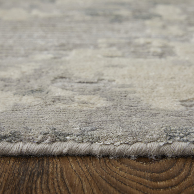 Tapis gris Teyvon, Rectangle 8 pi 6 po x 11 pi 6 po