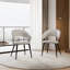 Chaise d'appoint moderne en similicuir et métal-1385961874
