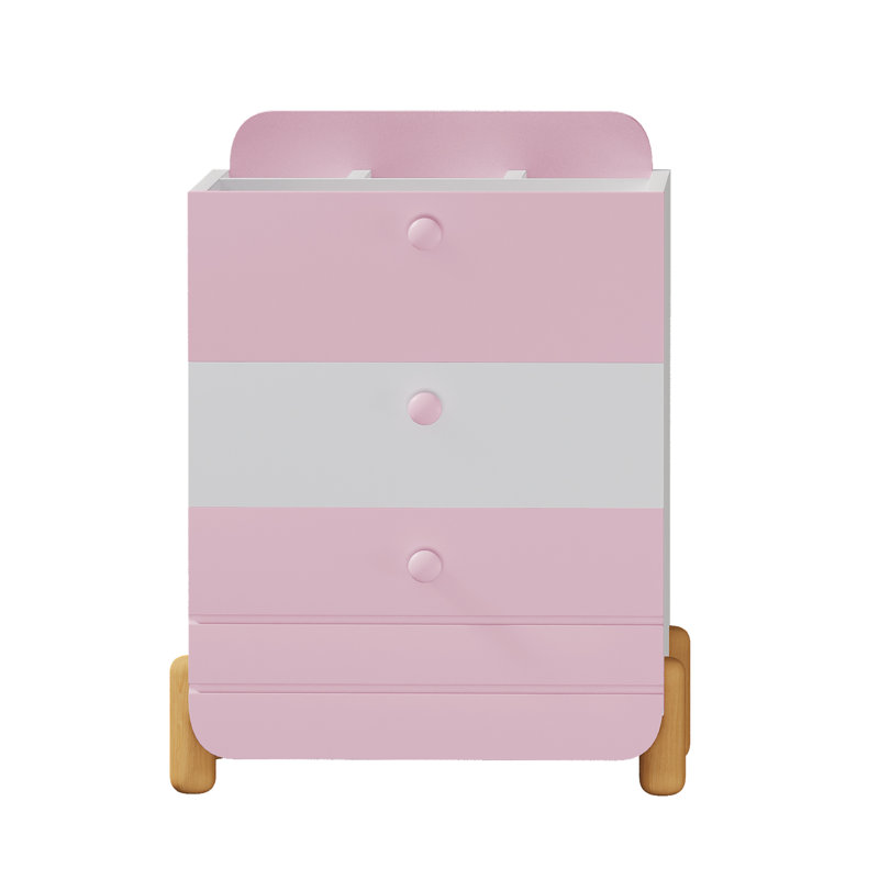 Dresser, White/Pink