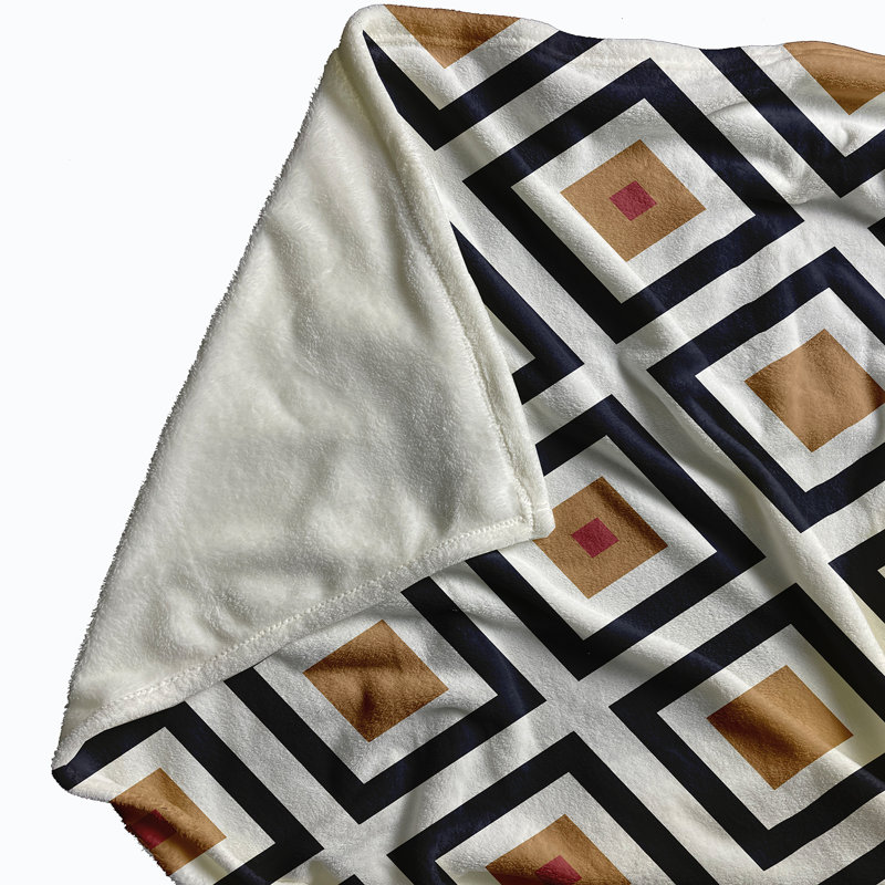 Edmont Plain Weave / Muslin Throw Blanket, Navy