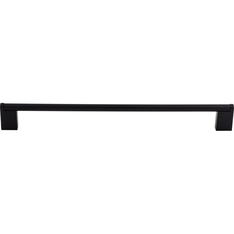 Princetonian Bar Pull, Flat Black, 11 11/32" Center to Center