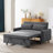 Convertible Sofa Bed, 3-In-1 Versatile Double Sofa With Pull Out Bed-97686607
