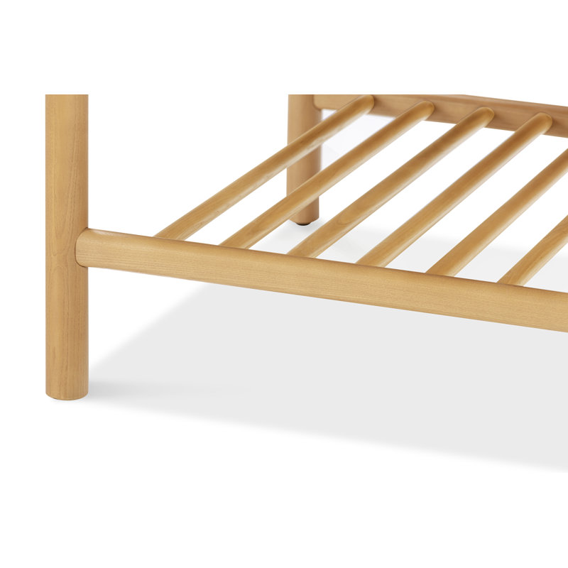 Table basse carrée Amelia en chêne naturel, Natural Oak