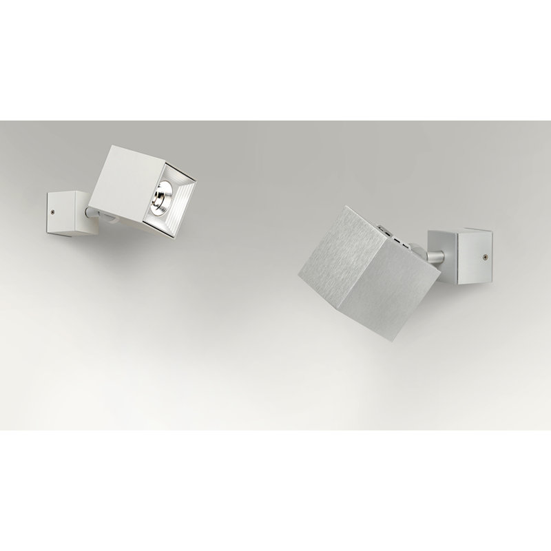 Dau 1 - Light Metal LED Spotlight, Matte White Lacquer
