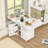 Versatile 47 Inch Wood Folding Dining Table with Storage, Removable and Movable, Ideal for Space-Saving and Multi-Functional Use