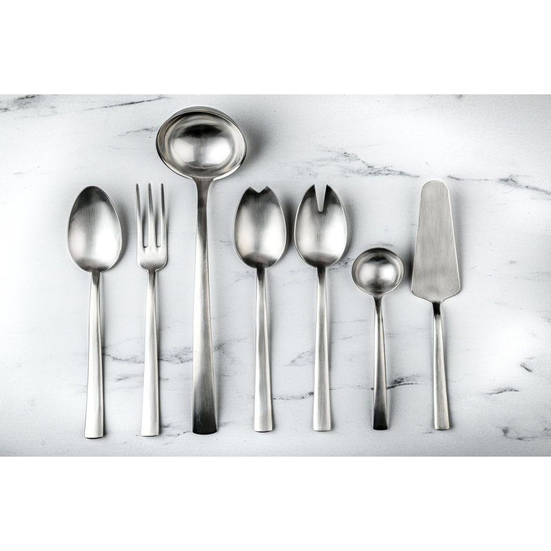 Levantina 2 - Piece Stainless Steel Hostess Set, Ice