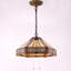 Luminaire hexagonal en vitrail 16 po Tiffany