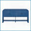 Table basse U-Style en placage de bois massif avec lattes tissées - rangement polyvalent pour le salon, assemblage facile-1223838340
