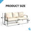Canapé de jardin 3 places Chic Wicker
