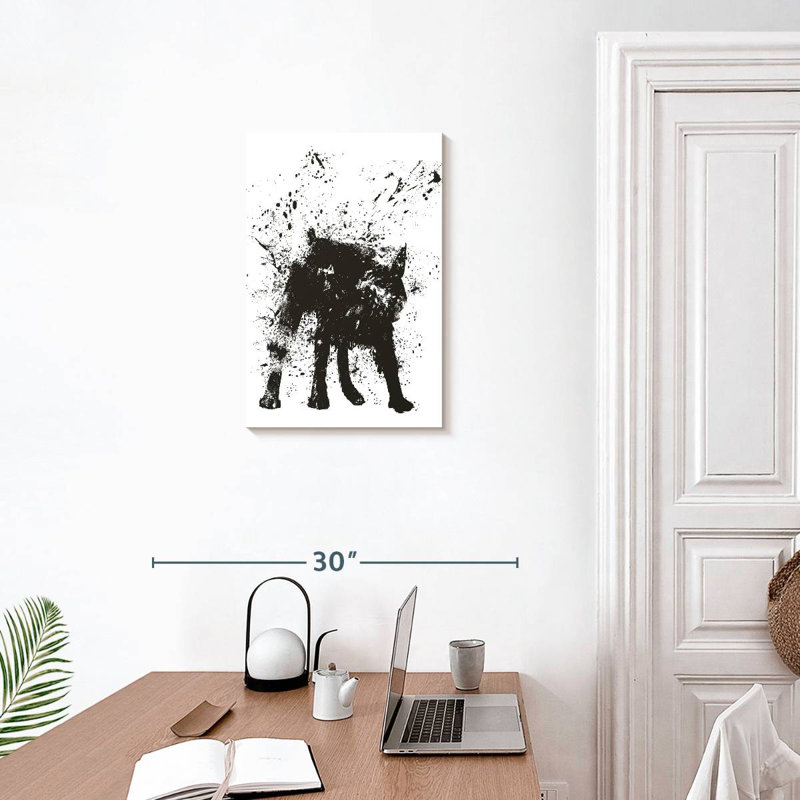 Hitzel Wet Dog, 24" H x 16" W