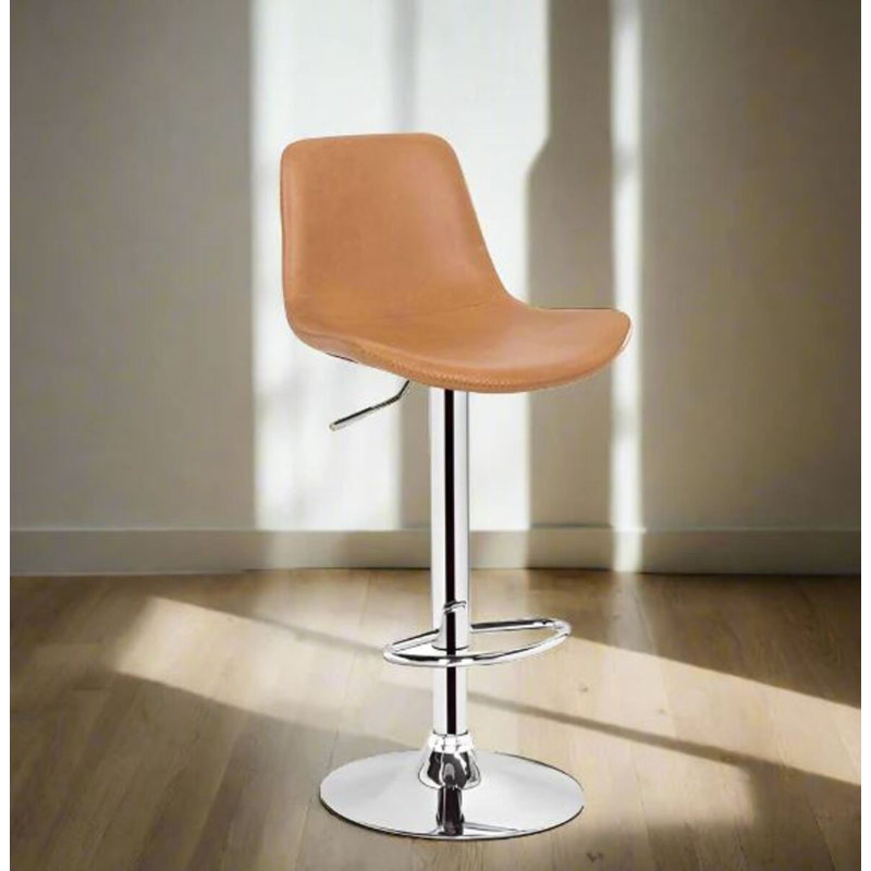 Oscar Adjustable Stool, Tan