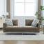 Chaise longue rembourrée avec housse, canapé surdimensionné avec 4 coussins, canapé-lit avec accoudoirs et dossier ouvert pour la fenêtre de la chambre d'amis du salon-131138651