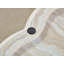 Table basse ronde en faux marbre 31,5 po Clover