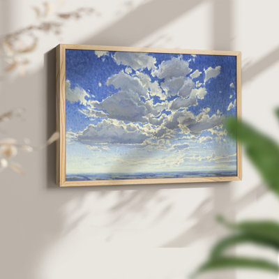 Cloudscape - Impression encadrée - Restickable